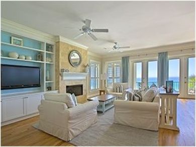 Living Room with Beach View