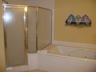 Whirlpool Tub in Master Bedroom