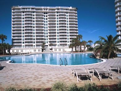 Poolside Lounging Area