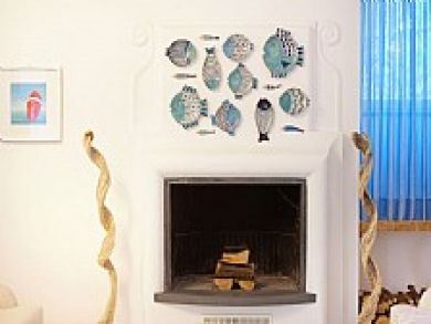 Fireplace in Living Area
