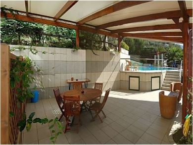 Covered Outside Dining Area