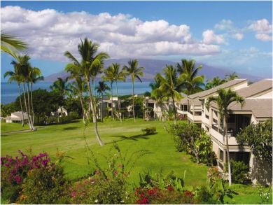 Walk to Beach Vacation Condo with Ocean View in Wailea, Hawaii