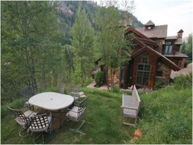 Backyard with Outside Seating