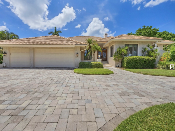 St. Armands Circle Canal-Front Home with Pool