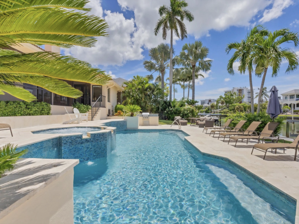 St. Armands Circle Canal-Front Home with Pool