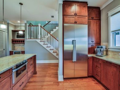 Kitchen with Stainless-Steel Appliances Kitchen with Stainless-Steel Appliances