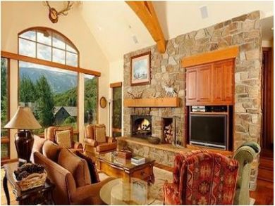 Mountain View from Living Room