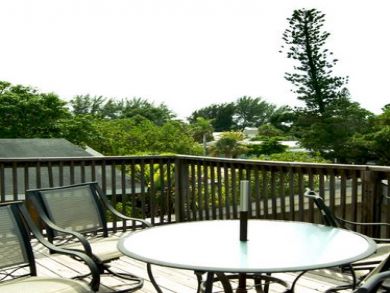 Rooftop Deck with Table Set