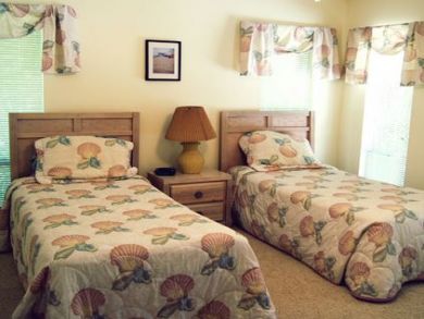 Two Twin Beds in Second Bedroom