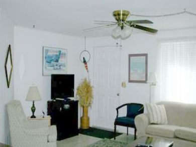 Living Room with Flat Panel TV