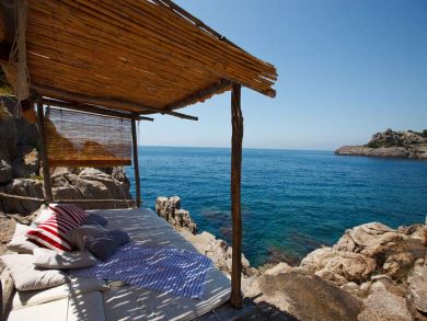 Sea Front Shaded Seating Area