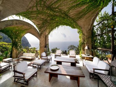 Covered Lounge Area