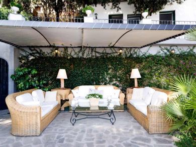 Shaded Seating Area