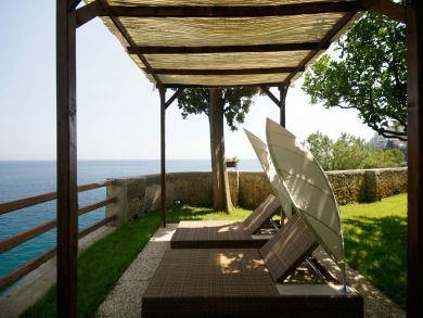 Shaded Chaise Loungers