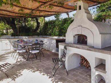 Outdoor Kitchen & DIning Area