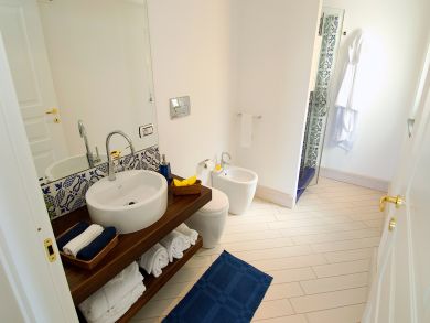 Bathroom with Bidet & Walk-in Shower