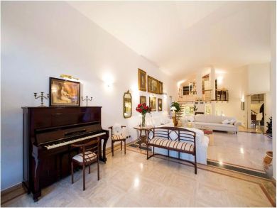 Piano in Living Area
