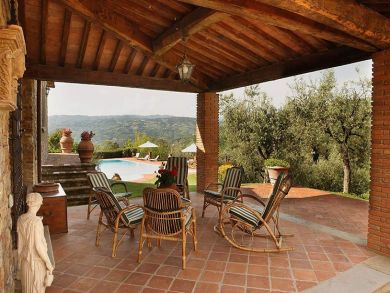 Covered Seating Area
