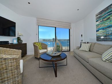 Living Room with Bay View