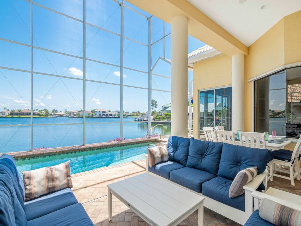 Marco Island Luxury Vacation Rental Pool Home Walk to Beach