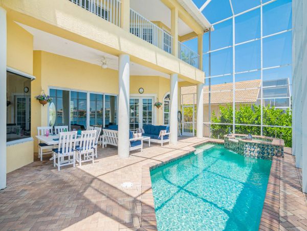 Marco Island Luxury Vacation Rental Pool Home Walk to Beach