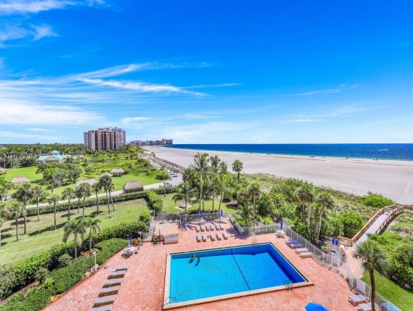 Marco Island Beachfront Condo Rental  Crescent Beach Oceanfront Views & Luxury Amenities