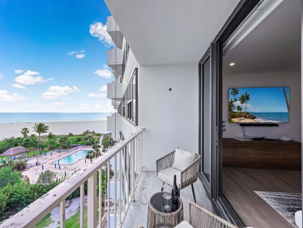 Marco Island Beachfront Condo Rental  Crescent Beach Oceanfront Views & Luxury Amenities