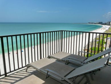 Marco Beachfront Vacation Condo Full Gulf Views Sleeps 6