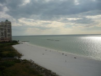 Beach at condo