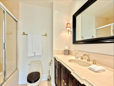Bathroom with Shower Over Tub