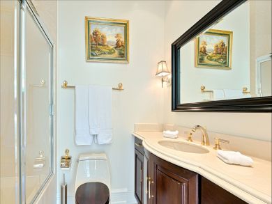 Bathroom with Shower in Tub