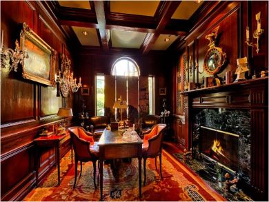 Office with Fireplace