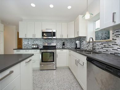 Equipped Kitchen with Stainless Steel Appliances