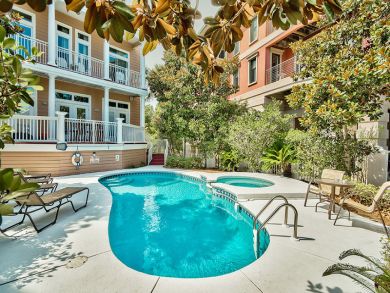 Poolside Lounging Area