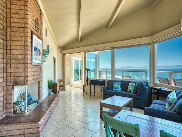 Santa Cruz Three Bedroom Home Ocean Front Views