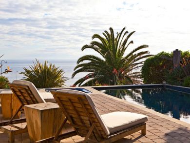 Sun Loungers at Pool Deck