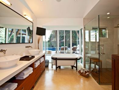 Luxury Master Bathroom with Separate Tub & Shower