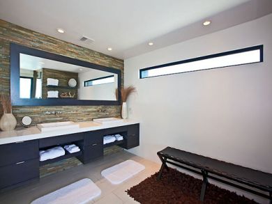 Dual Vanity in Master Bathroom