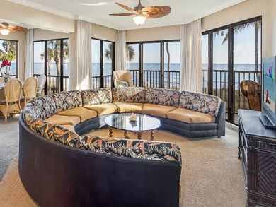 Oceanfront Vacation Condo Two Bedrooms + Den in Sanibel