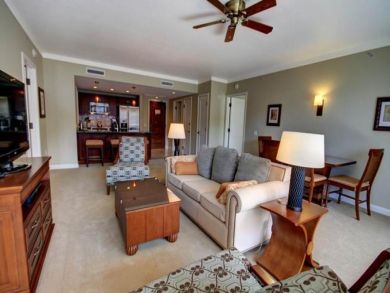 Living Area with Flat Screen TV