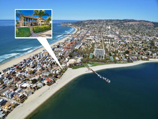 Mission Beach Six Bedroom Vacation Rental Sleeps 16 Guests