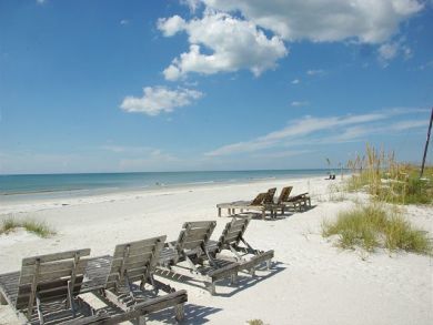 Lounging Area at Beach