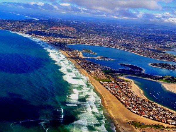 Three Bedroom Mission Beach Rental One House Back from Beach