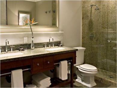 Master Bathroom with Dual Vanity & Walk-in Shower