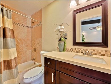 Bathroom with Shower Over Tub