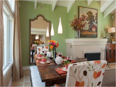 Farmer's Wood Dining Table with Seating for Eight