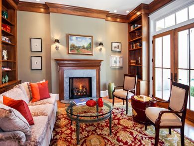 Family Room with Fireplace