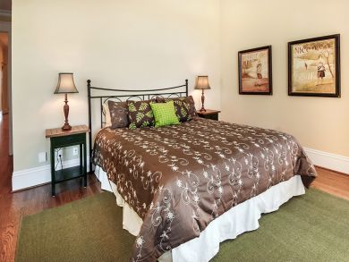 King Bed in Fourth Bedroom