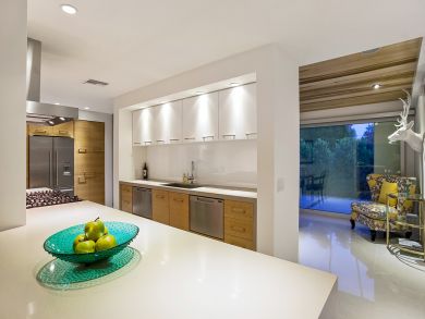 Kitchen with Stainless Steel Appliances