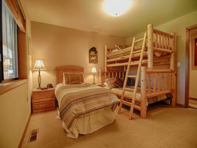 One Set of Bunk Beds & Twin Bed in Second Bedroom